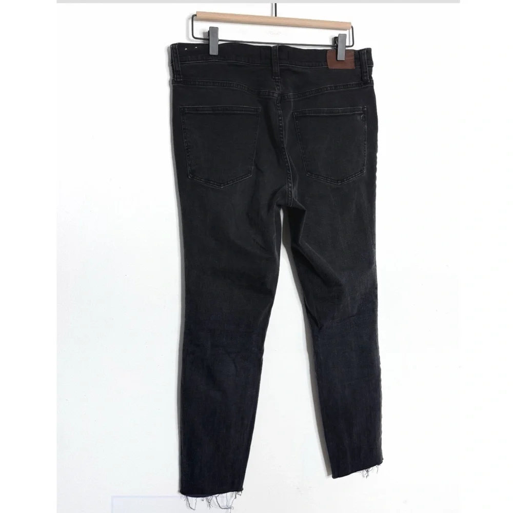 Madewell High Riser Skinny Jeans Washed Black Size 31